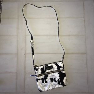 Kate Spade Black & White Poppy Crossbody